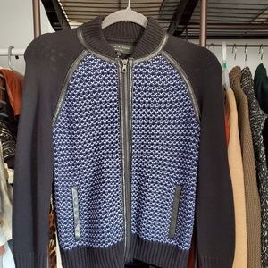 Rag & Bone Black and Blue Cardigan